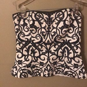 WHBM Corset-style top